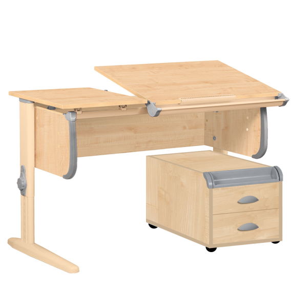 парта дэми сут-25-03 120 см раздельная с тумбой Дэми СУТ-25-03