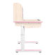 Комплект Kinderzen Gaudi Plus парта + кресло клен/розовый с розовым креслом Ergoback